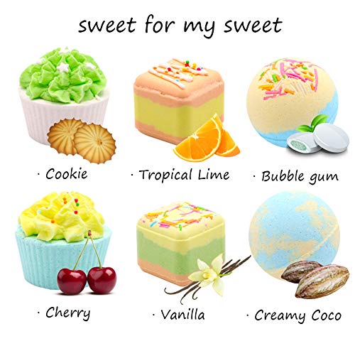 Beige Cupcake Bath Bombs - 6 Pack
