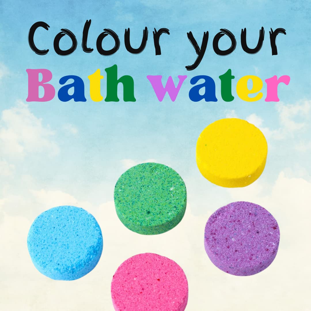 50 Bath Colour Tablets for kids bath