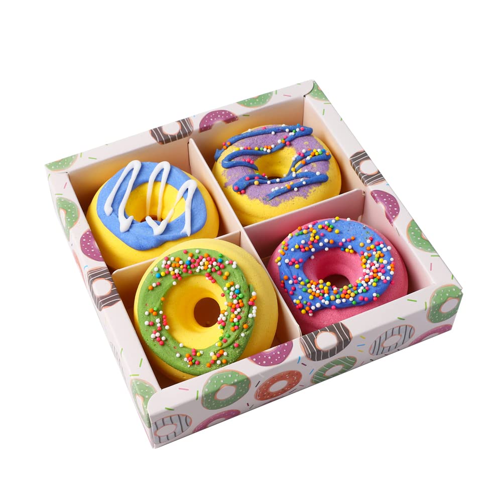 Donut Bath Bombs - 4 pack